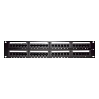 Panel de parcheo LINKEDPRO LP-PP-508 Cat5e de 48 puertos