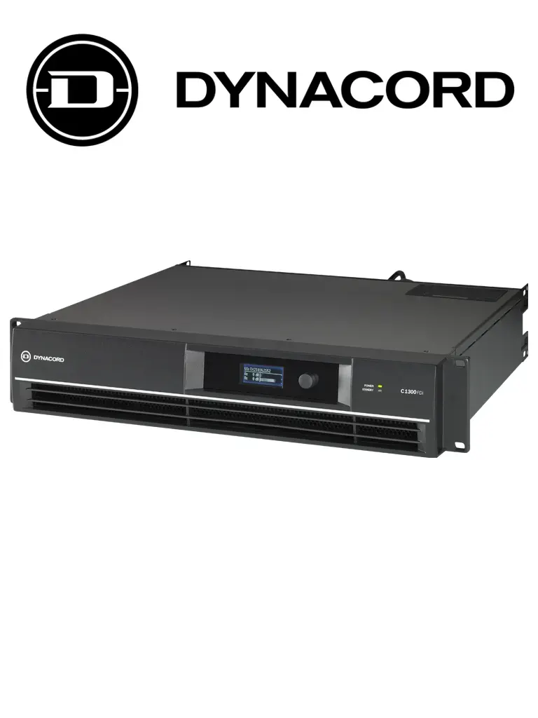 BOSCH M_C1300FDiUS - Amplificador de Potencia con DSP 2x650W / Low-Z y Hi-Z / DYNACORD