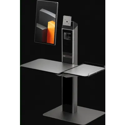 Soporte de Piso Retail / Impresora Térmica 250 mm/s / Cortador Automático / Escáner 1D y 2D / Papel 58-80 mm / 22.65 kg / 74.4 lb
