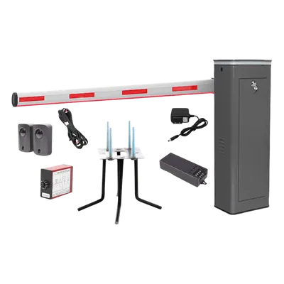 Barrera vehicular AccessPRO KIT-XBS-3L-LED con brazo iluminado de 5 m