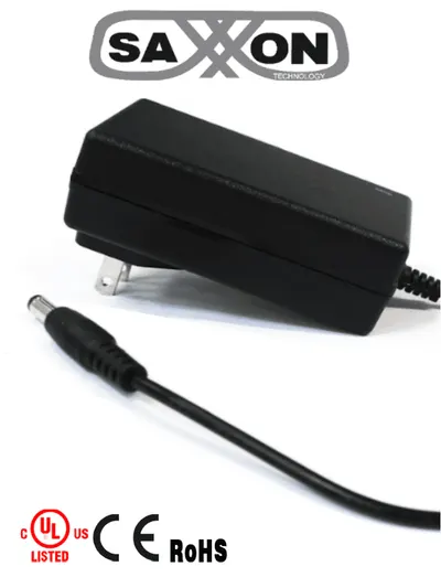 Fuente de poder SAXXON PSU1203 regulada de 12 Vcc y 3 amperes