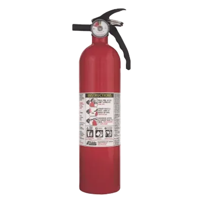 Extintor KIDDE PRO2.5MP-V desechable, polvo químico seco, 2.6 lb, soporte incluido