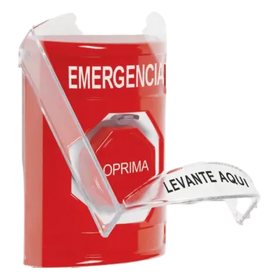 Botón Multipropósito / Superficie / Policarbonato / Pre-Alarma / -40 a 121°C / 10A@250VAC / Interior / Español