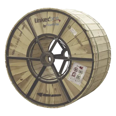 Cable de fibra óptica aérea LINKEDPRO OC-ADSS-12C-S200/4KM, 12 hilos