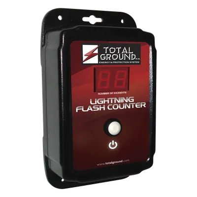 Contador de descargas atmosféricas TOTAL GROUND TG-CDA con registro electrónico