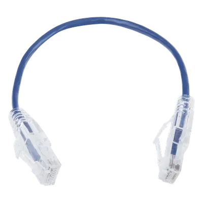 Cable de parcheo slim Cat6 LINKEDPRO LP-UT6-020-BU28 azul de 20 cm