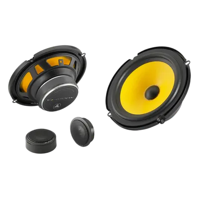 Sistema de Componente Car Audio / 6.5 Pulgadas / 50 W RMS / 4 Ohm / 91 dB Sensibilidad / 48 Hz a 24 kHz