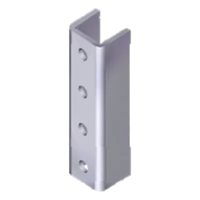 Cople ANCLO ANC-HH01 para unicanal de 4 x 4 cm con 4 perforaciones