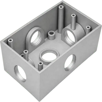 Caja Condulet RAWELT RR-0286 de 5 bocas para tubo de 3/4”
