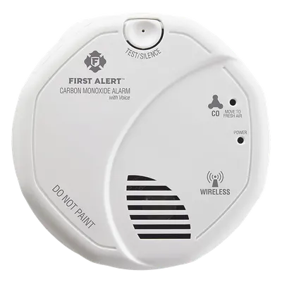 Detector de Monóxido de Carbono FIRST ALERT CO511B, Alerta de Voz y Sensor Electroquímico