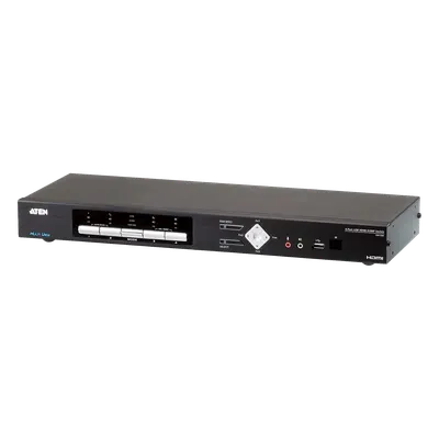 Switch KVMP Multi-View HDMI 4 Puertos USB | Resolución 4K 4096 x 2160 @ 30 Hz | Quad View | PiP / PbP / PoP | Boundless Switching | Daisy Chain Control | Video DynaSync | EDID Expert
