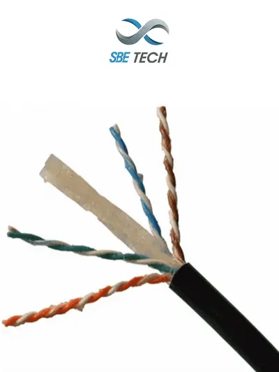 Cable UTP para exteriores SBE TECH SBE-UTPC6EXT-NP de 305 m