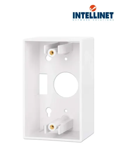 Caja de pared INTELLINET 517874 sencilla de 4.8 cm de profundidad
