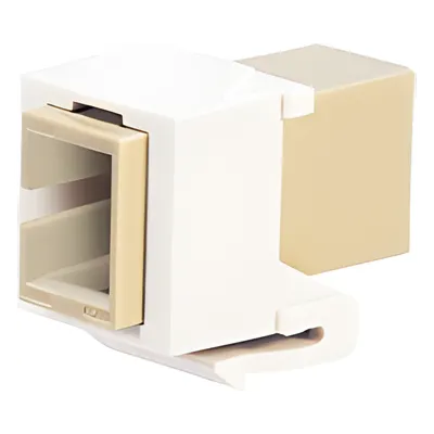 Módulo Acoplador de Fibra Óptica / SC Simplex / Monomodo OS1/OS2 / Keystone / Cerámica Zirconia / Blanco Mate