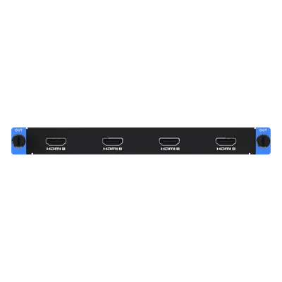 Tarjeta de Salida HDMI / 4 Puertos / 4K por Puerto / HDMI 1.4 / 16 Capas Video Wall / Audio 48 kHz
