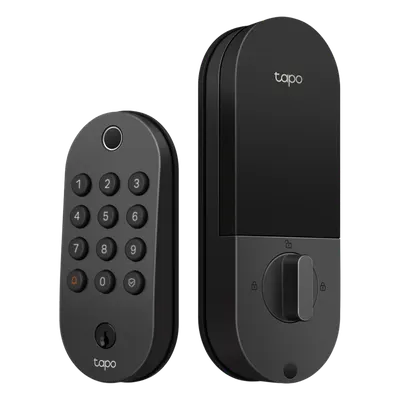 Cerradura Inteligente Wi-Fi / Deadbolt / 6 Métodos Desbloqueo / Huella <0.5s / 100 Huellas + 200 PINs / BHMA Grado 3 / IP54 Exterior / Batería 7800 mAh / Alexa-Google-SmartThings