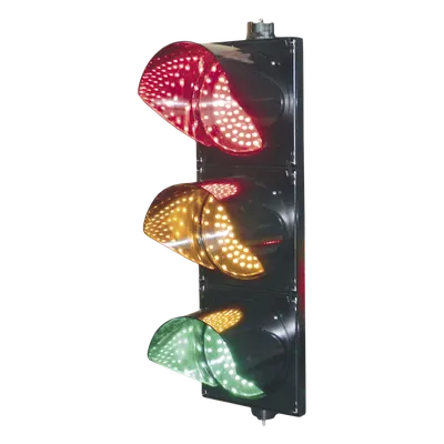 Semáforo LED AccessPRO PRO-LIGHT-LEDT-30 de 300 mm tricolor