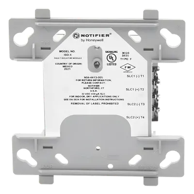 Módulo Aislante de Fallas NOTIFIER ISO-X para Lazo SLC Direccionable