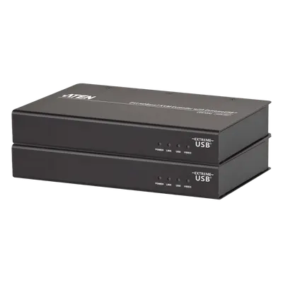 Extensor KVM / DVI y USB 2.0 / 100 m (328.1 ft) / HDBaseT / 1920x1200 @ 60 Hz / Cat 5e/6