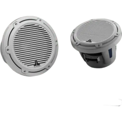 Subwoofer Náutico 8" / 200 W RMS / 4 Ω / Polipropileno Relleno de Mica / Deflector Infinito o Caja Sellada / Rejilla Clásica Blanca / Marino IPX6