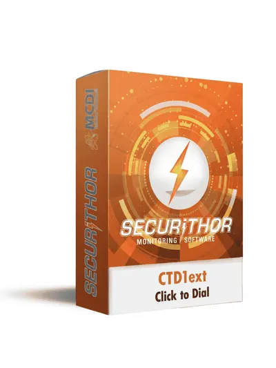 MCDI SECURITHOR CLICK TO DIAL -  Módulo de marcación directa para operadores con grabación de llamadas. Licencia adicional de Securithor compatible con ST1V2 o STLite