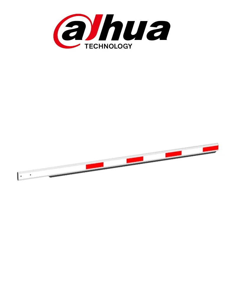 Brazo recto Dahua IPMECD-0162-M40 de 4 metros para barrera vehicular