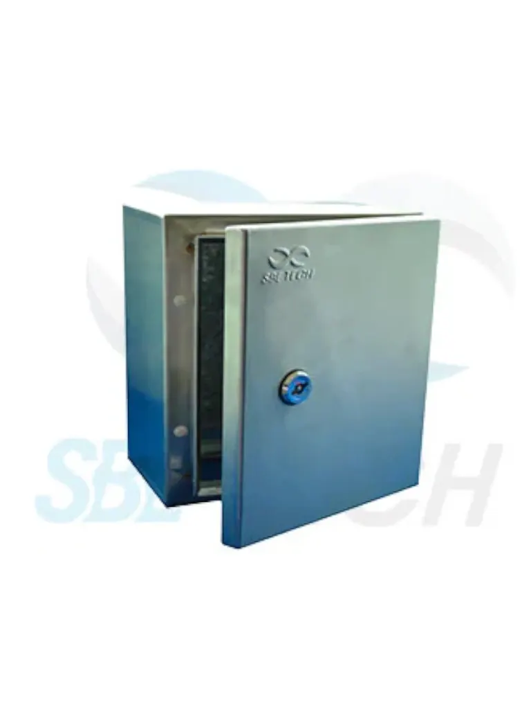 SBE TECH SBE-404020IX gabinete de acero inoxidable para uso de interiores o exteriores excelente para ambientes corrosivos como industria química farmacéutica y de alimentos. .Grado de protección: IP 66/NEMA 4X