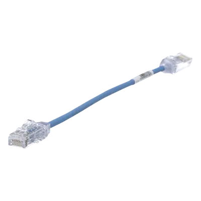 Cable de Parcheo UTP / Cat6 / 28AWG Diámetro Reducido / 20 cm (0.66 ft) / Azul