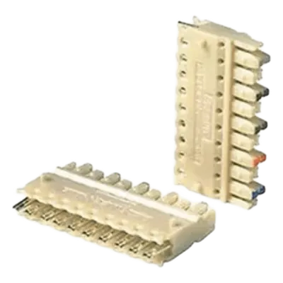 Block de Conexiones 110 / Cat 5e / 4 Pares / 1.2' x 0.92' x 0.24' / Paquete 10 pzas