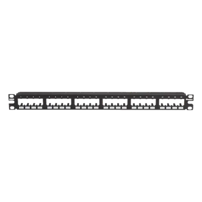 Panel de parcheo PANDUIT CPP24FMWBLY de 24 puertos para rack