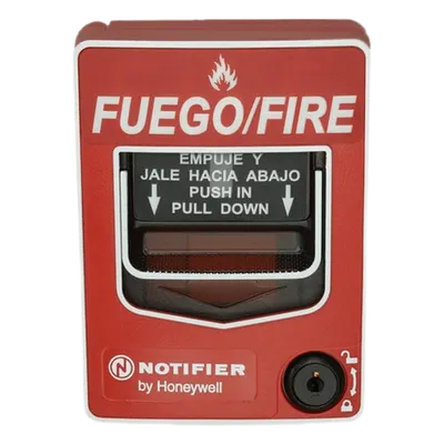 Estación Manual de Alarma NOTIFIER NBG-12LXSP Doble Acción y LED Bicolor