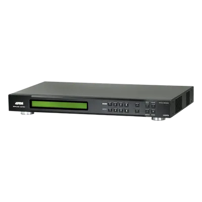 Matriz HDMI / 4x4 / Escalador Integrado / Videowall 8 Perfiles / Seamless Switch / 6.75 Gbps / IR / RS-232 / Ethernet