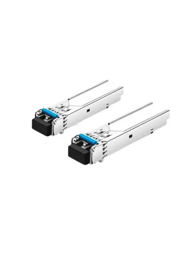 TCE - SFP-GE-LX-1310nm - Par de transceptores de fibra óptica SFP monomodo / 1310nm / DDM / Conector LC Dual / mini-Gbic / Velocidad 1.25Gbps / Hasta 20 KM de conexión