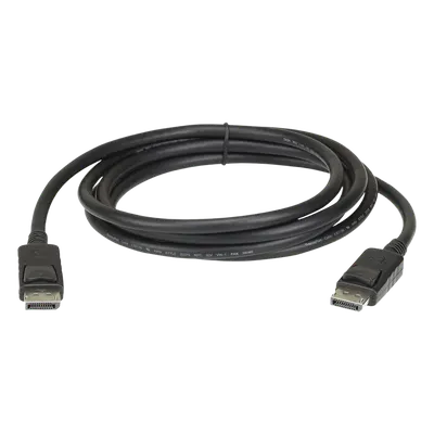 Cable DisplayPort / 2 m (6.6 ft) / 32.4 Gbps / 8K HDR Dinámico / 32 Canales de Audio / Pestañas de Seguridad