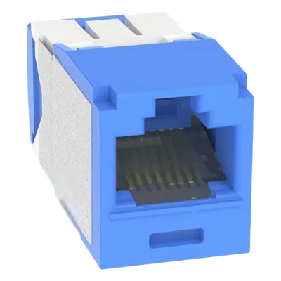 Jack RJ45 PANDUIT CJE6X88TGBU Cat 6A con terminación sin herramienta