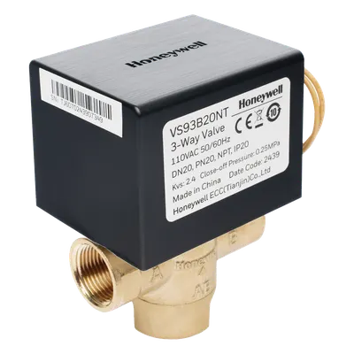 Válvula eléctrica de 3 vías Honeywell BMS VS93B20NT para fancoil
