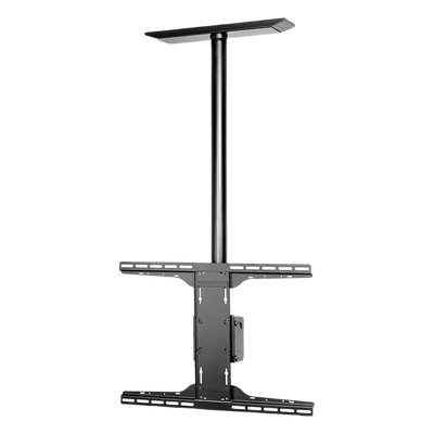 Soporte de Techo Universal / Pantallas 32" a 90" / Carga 68.2 kg (150 lb) / Patrón 600 x 400 mm / Columna 91.4 cm (36") / Inclinación -5° a 20° / Giro 360°