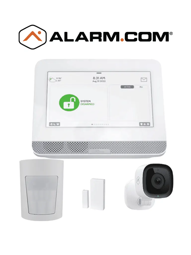 Sistema de alarma QOLSYS IQ4 HUB con cámara y sensores PowerG