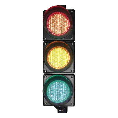 Semáforo LED / Tricolor Rojo-Verde-Amarillo / 100 mm / 110 VCA / IP65 / 100,000 h