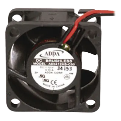 Ventilador Axial / 40x40x20 mm / 1.57x1.57x0.79 in / Rodamiento de Baleros / 12 Vcc / 8.8 CFM