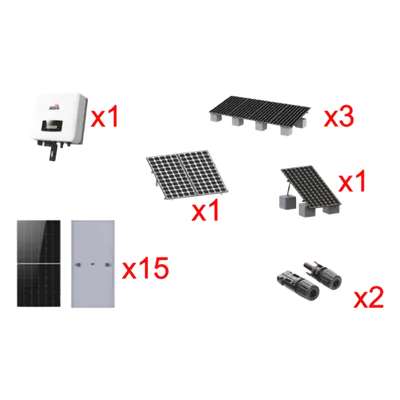 Kit Solar Interconexión / 9kW / 220Vca / Inversor On-Grid / Montaje Incluido