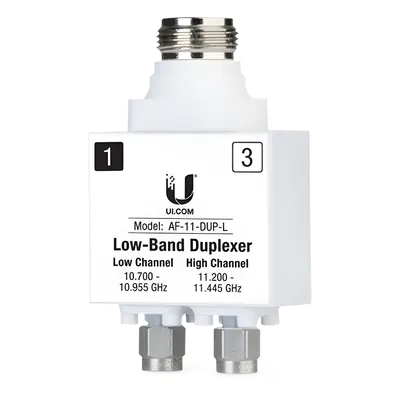 Duplexer / Banda Baja 11 GHz / 10.700-10.955 GHz y 11.200-11.445 GHz / 35.1-35.9 ft y 36.7-37.5 ft