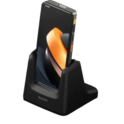 Base de Carga Individual / Docking Station / Pogo Pins / Compatible SUNMI L3 / LED Indicador / Antideslizante / 1.64 ft Cable