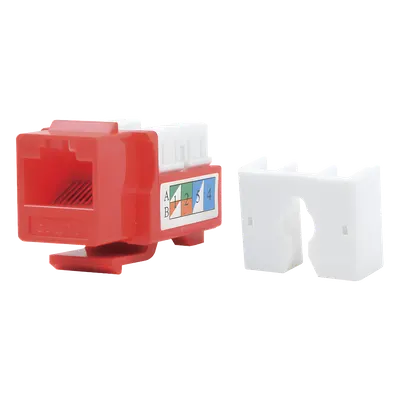 Módulo jack Keystone LINKEDPRO LP-KJ-505-RD Cat5e RJ45 rojo