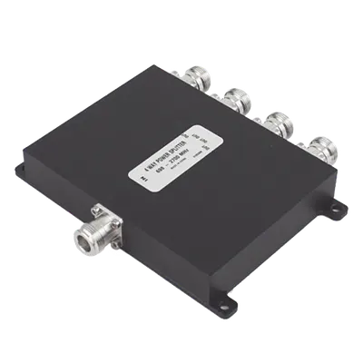 Divisor de Potencia Wilkinson / 4 Vías / 694-2700 MHz / 50W / PIM -154 dBc / IP64