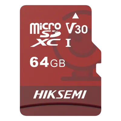 Tarjeta MicroSD HIKSEMI HS-TF-E1/64G de 64 GB para videovigilancia