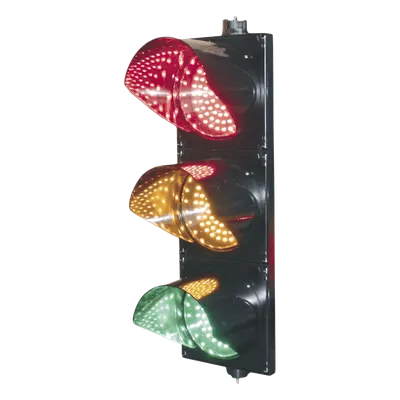 Semáforo LED AccessPRO PRO-LIGHT-LEDT tricolor de 200 mm