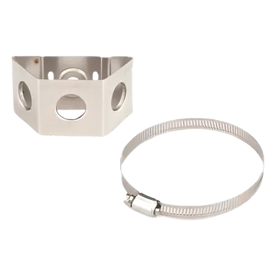 Adaptador de Sujetadores / Miembros Redondos 3-4 in (7.62-10.16 cm) / Acero Inoxidable 2.591 mm / Paquete 10 pzas