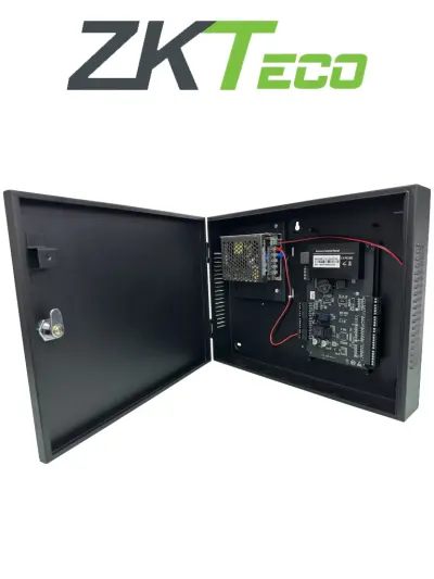 ZKTECO C3100Plus Package B - Panel de control de acceso RFID, 1 puerta, 2 vías, capacidad para 100,000 usuarios y tarjetas, capacidad de código QR, Push SDK