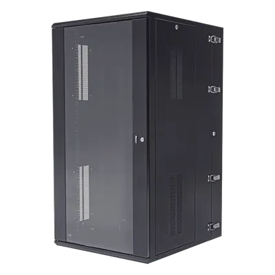 Gabinete de pared PANDUIT PZWMC2630W de 26 UR con puerta de vidrio